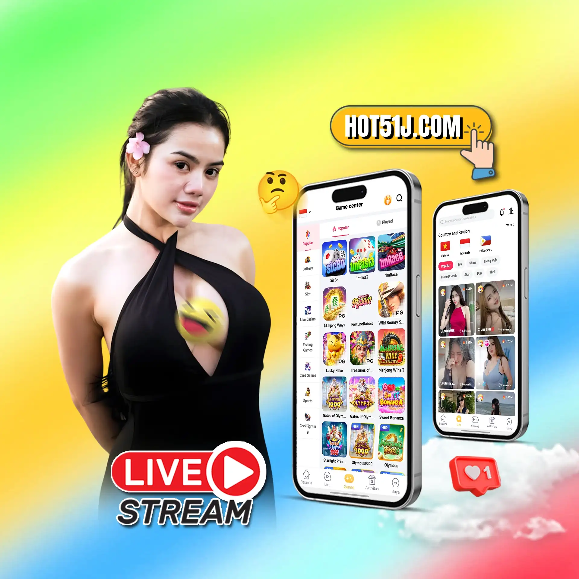 Hot51 Download Aplikasi Live Streaming Terpopuler di Indonesia (APK & iOS)